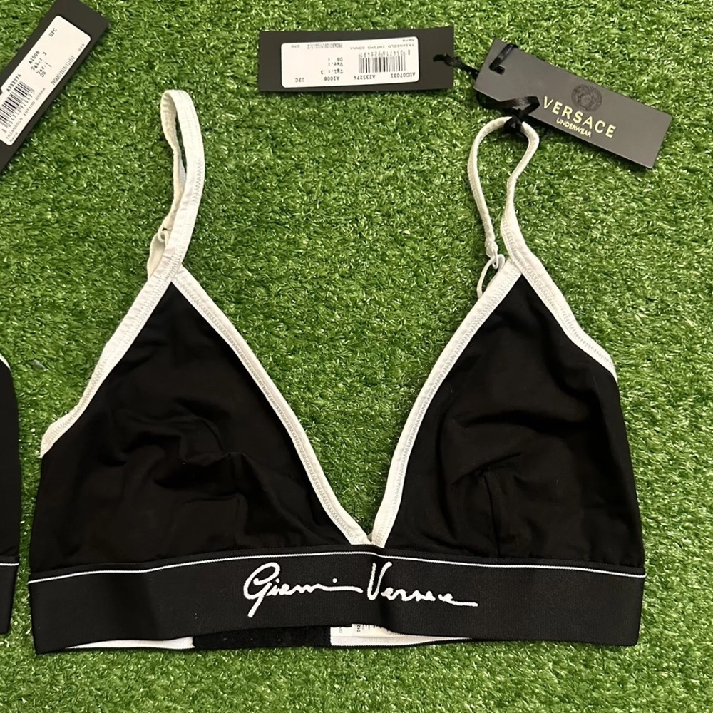 Versace Bralette size 3 nwt authentic Gianni Versace Signature Collection rare